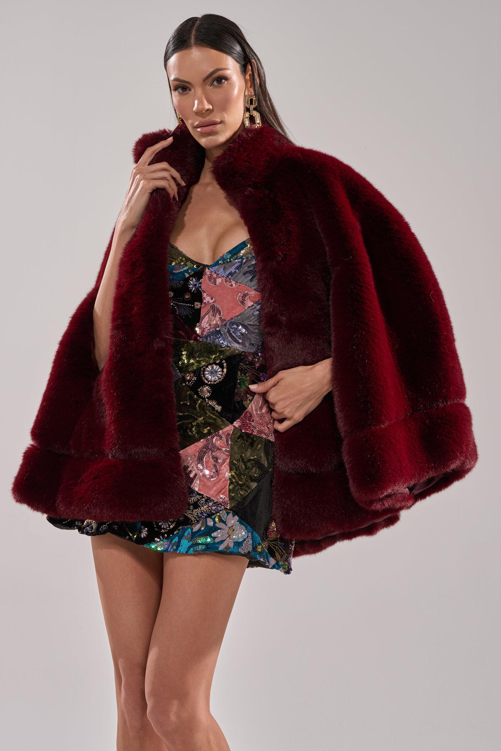 CELINE FAUX FUR CAPE Product Image