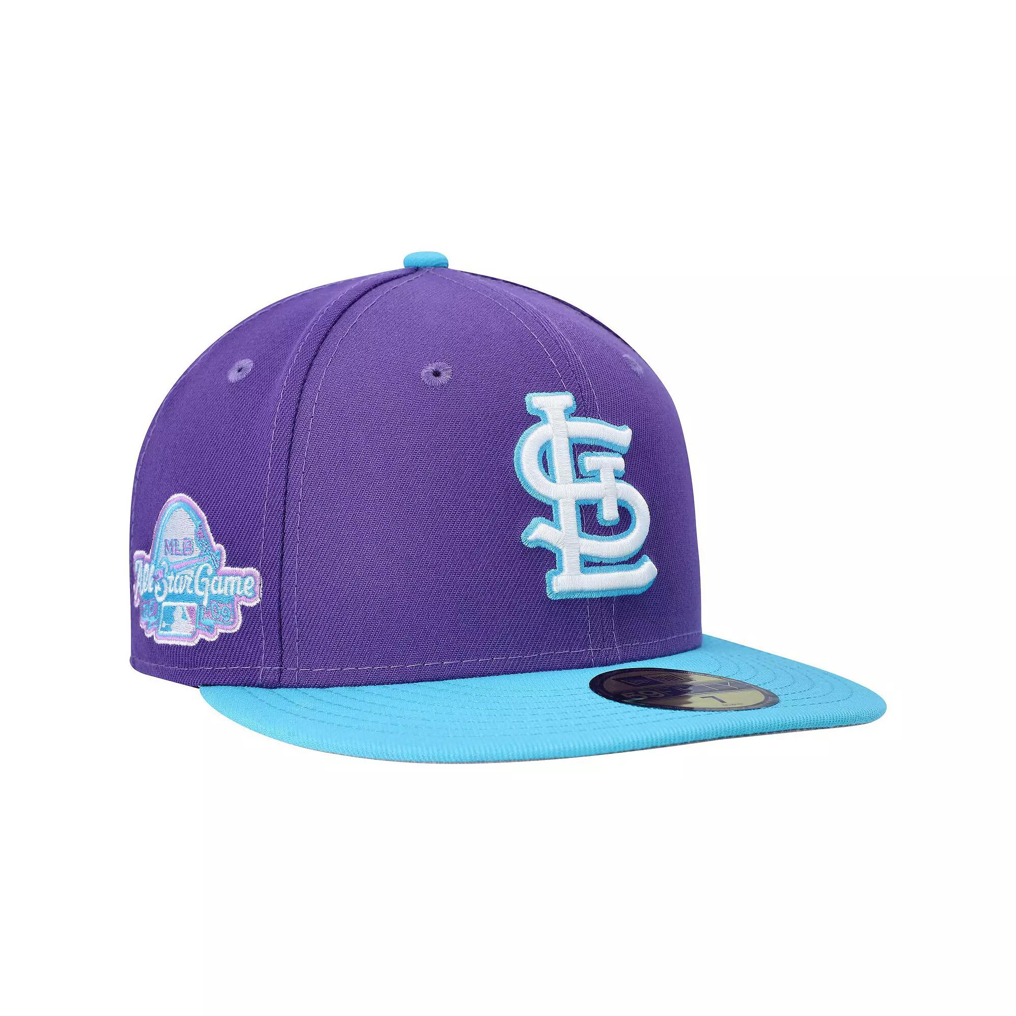 Men's New Era Purple St. Louis Cardinals Vice 59FIFTY Fitted Hat, Size: 7 3/4 Product Image