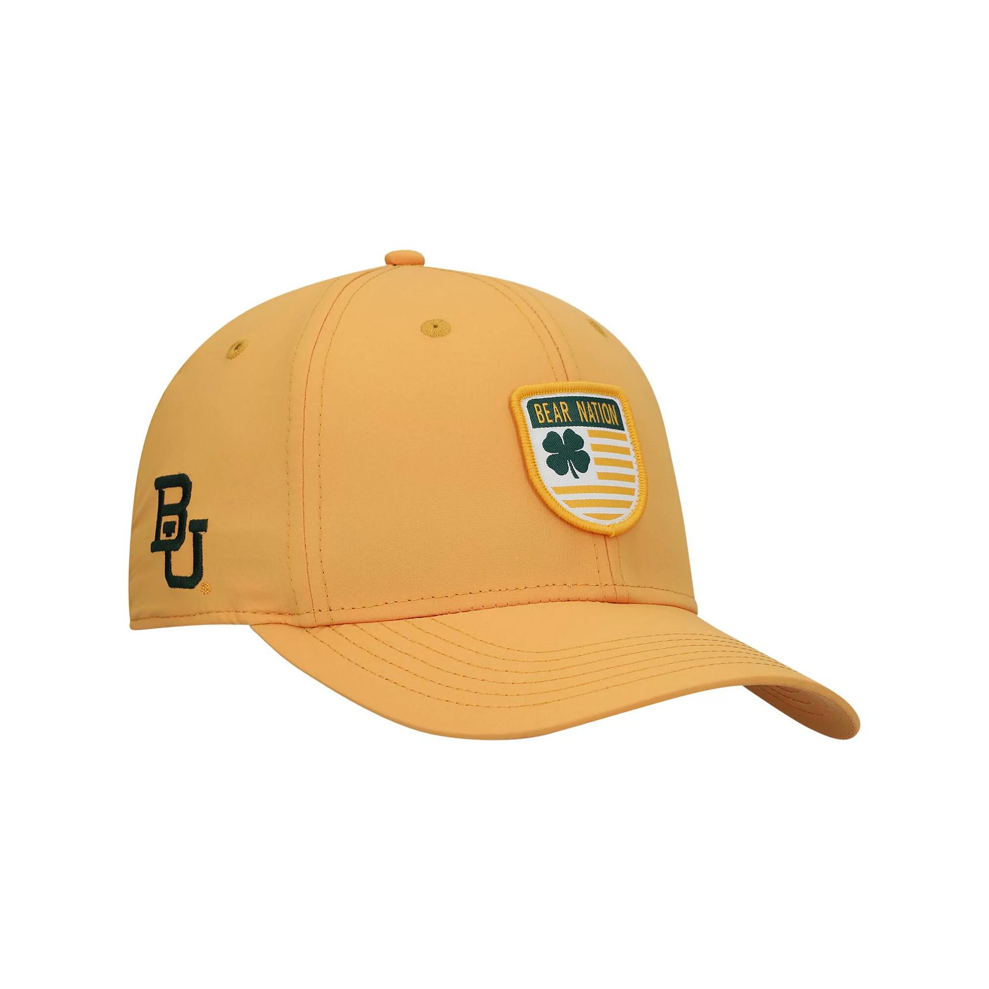 Men's Gold Baylor Bears Nation Shield Snapback Hat, Bay Gold Product Image