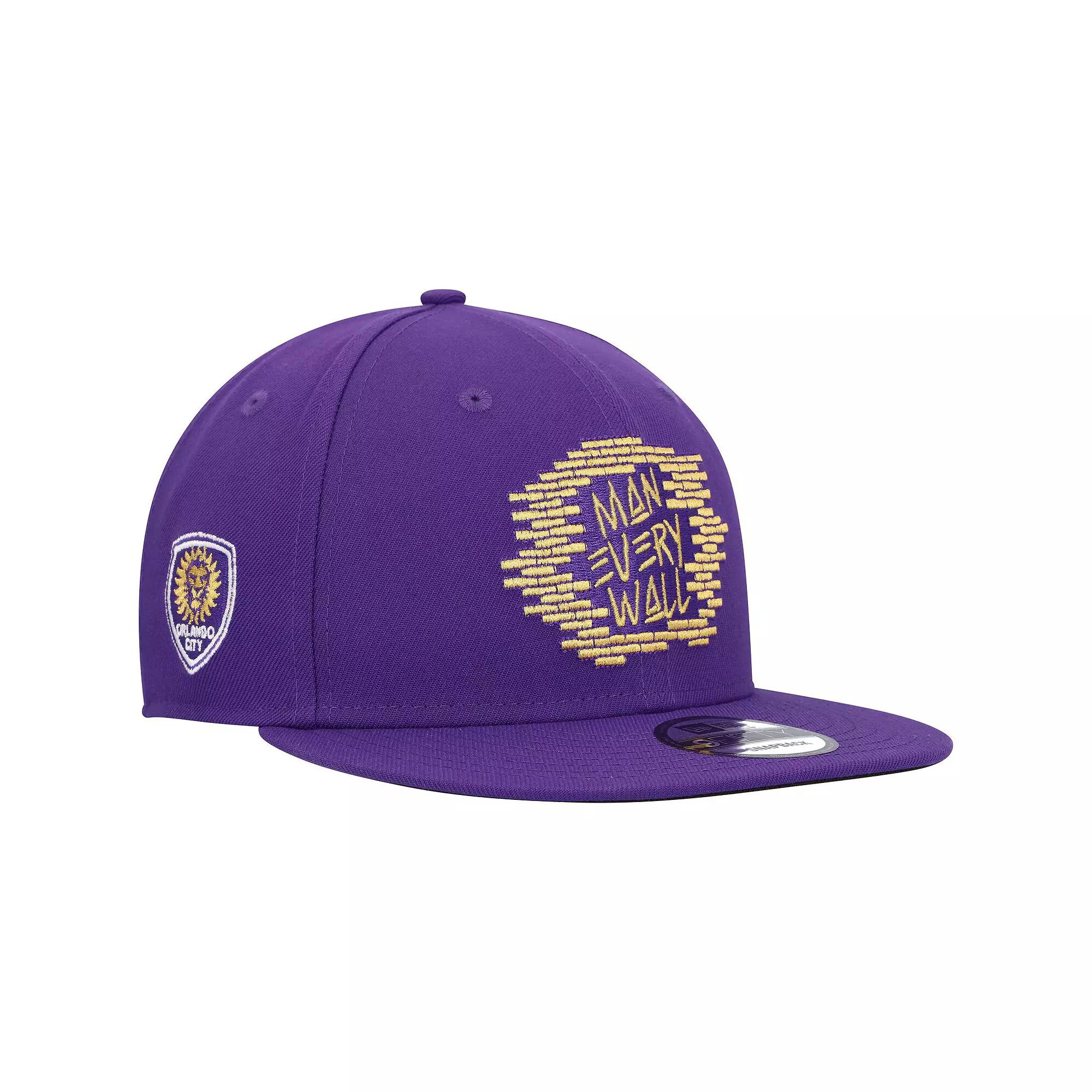 Men's New Era Purple Orlando City SC Jersey Hook 9FIFTY Snapback Hat, Orf Purple Product Image