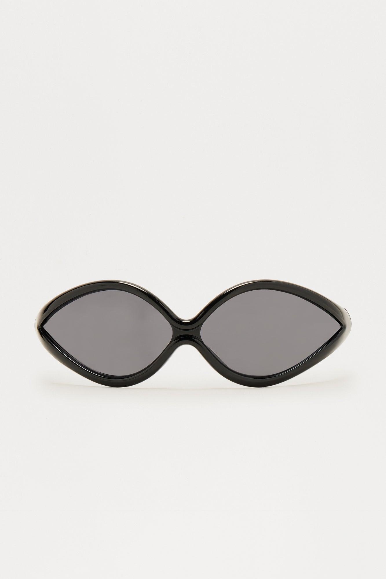 Feeling The Vibes Cateye Sunglasses - Black Product Image