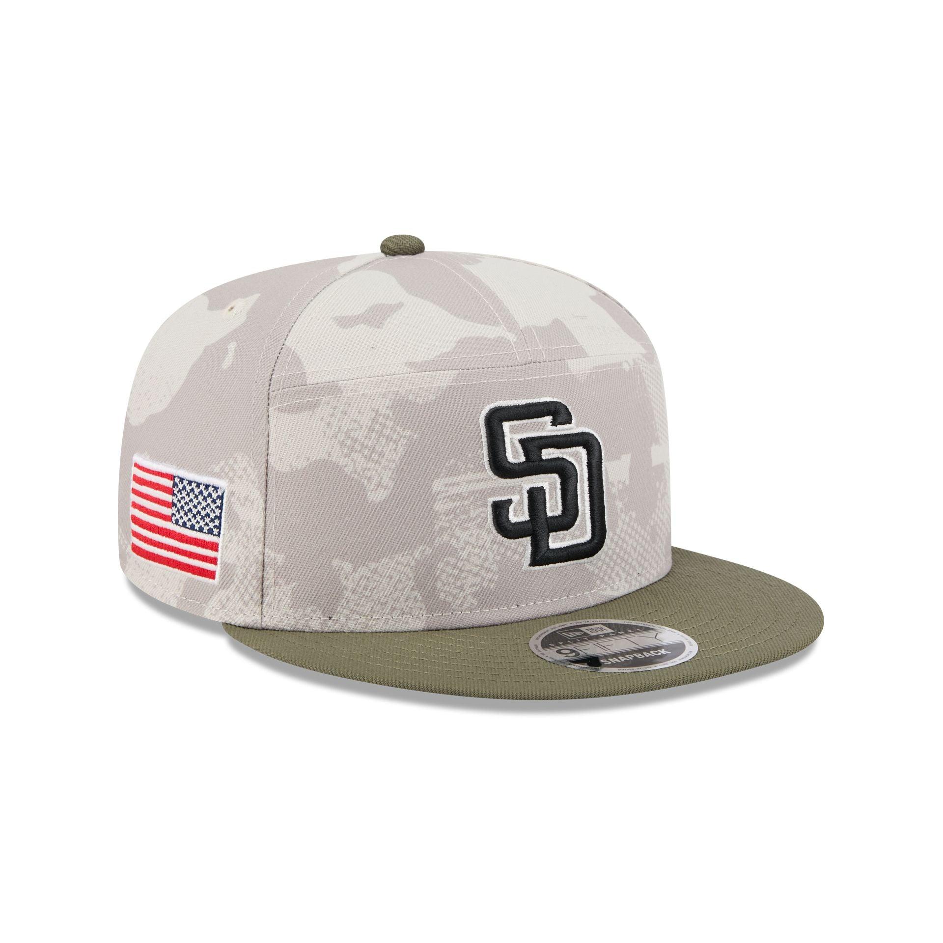 San Diego Padres Armed Forces Day 2025 Split Panel 9FIFTY Snapback Hat Male Product Image