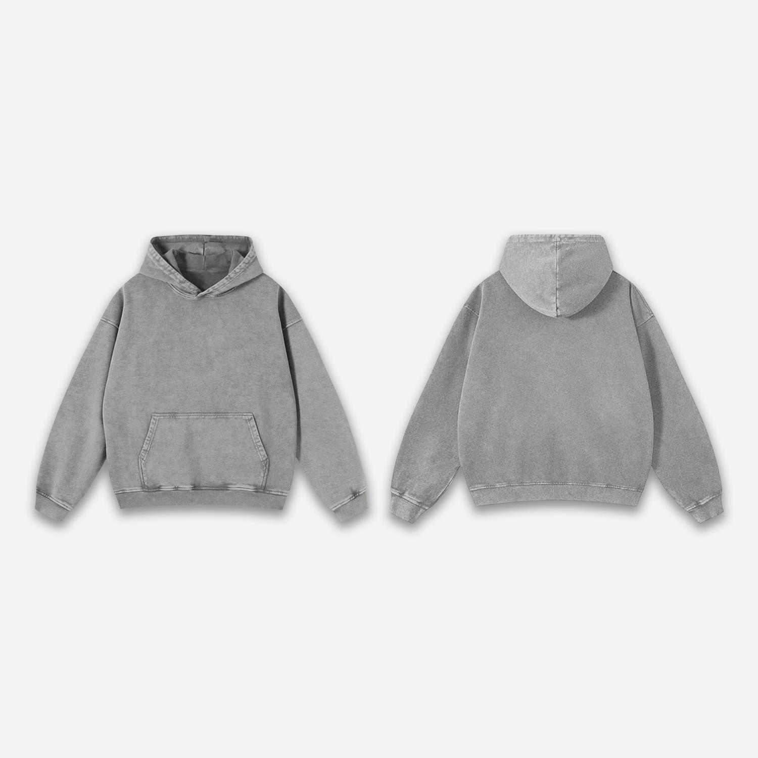 Sopula Vintage Essential Washed Pullover Hoodies Product Image