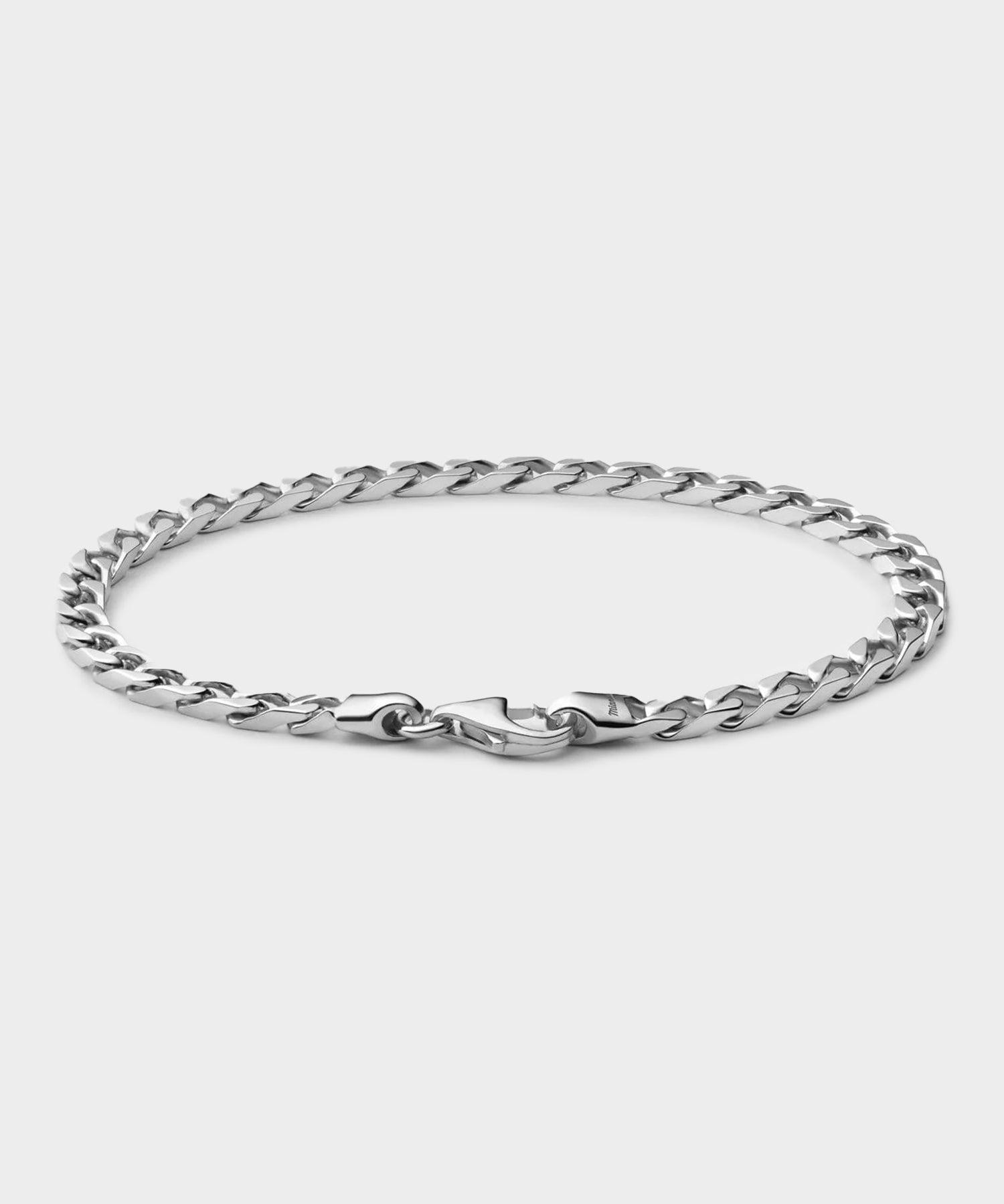 Miansai 4mm Cuban Chain Bracelet in Sterling Silver Product Image