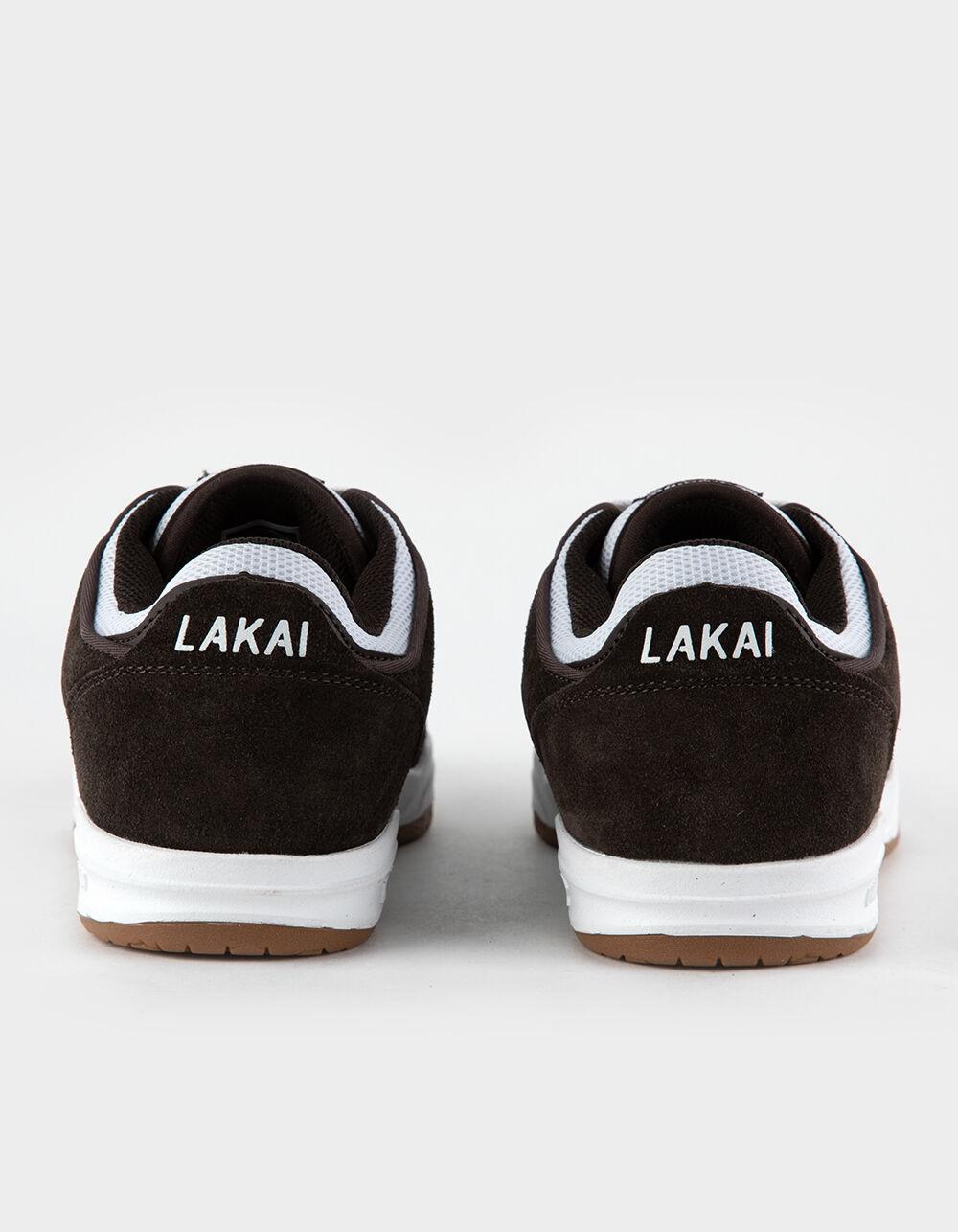 LAKAI Telford Low Mens Shoes - white brown Product Image