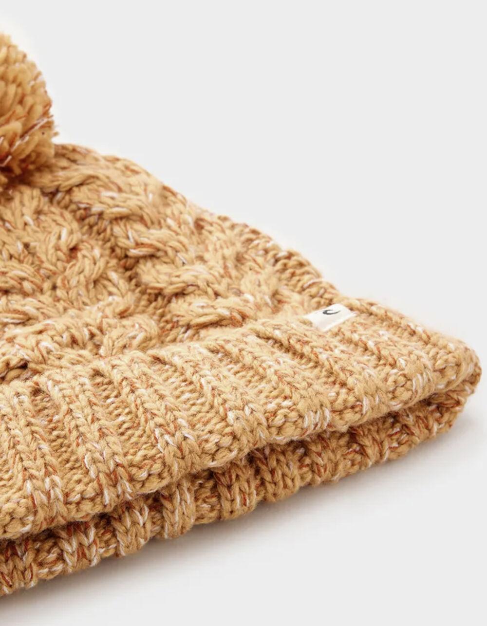 RIP CURL Classic Reg Womens Pom Pom Beanie - ORANGE Product Image