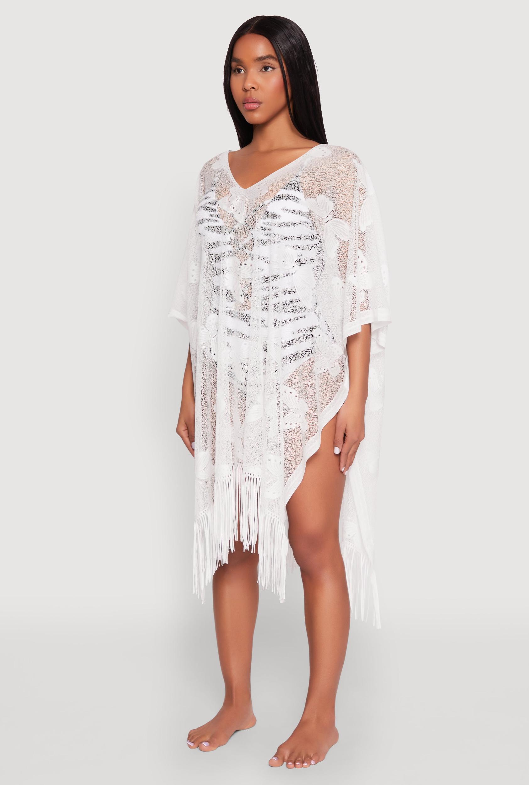 Butterfly Fringe Swim Cover Up Female Product Image