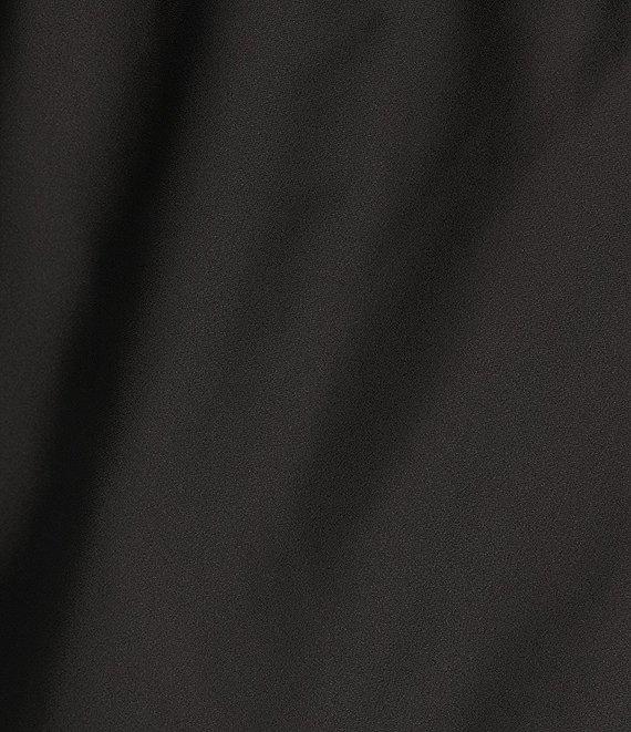 Allison & Kelly Satin Bow Straps Square Neck Dress Product Image