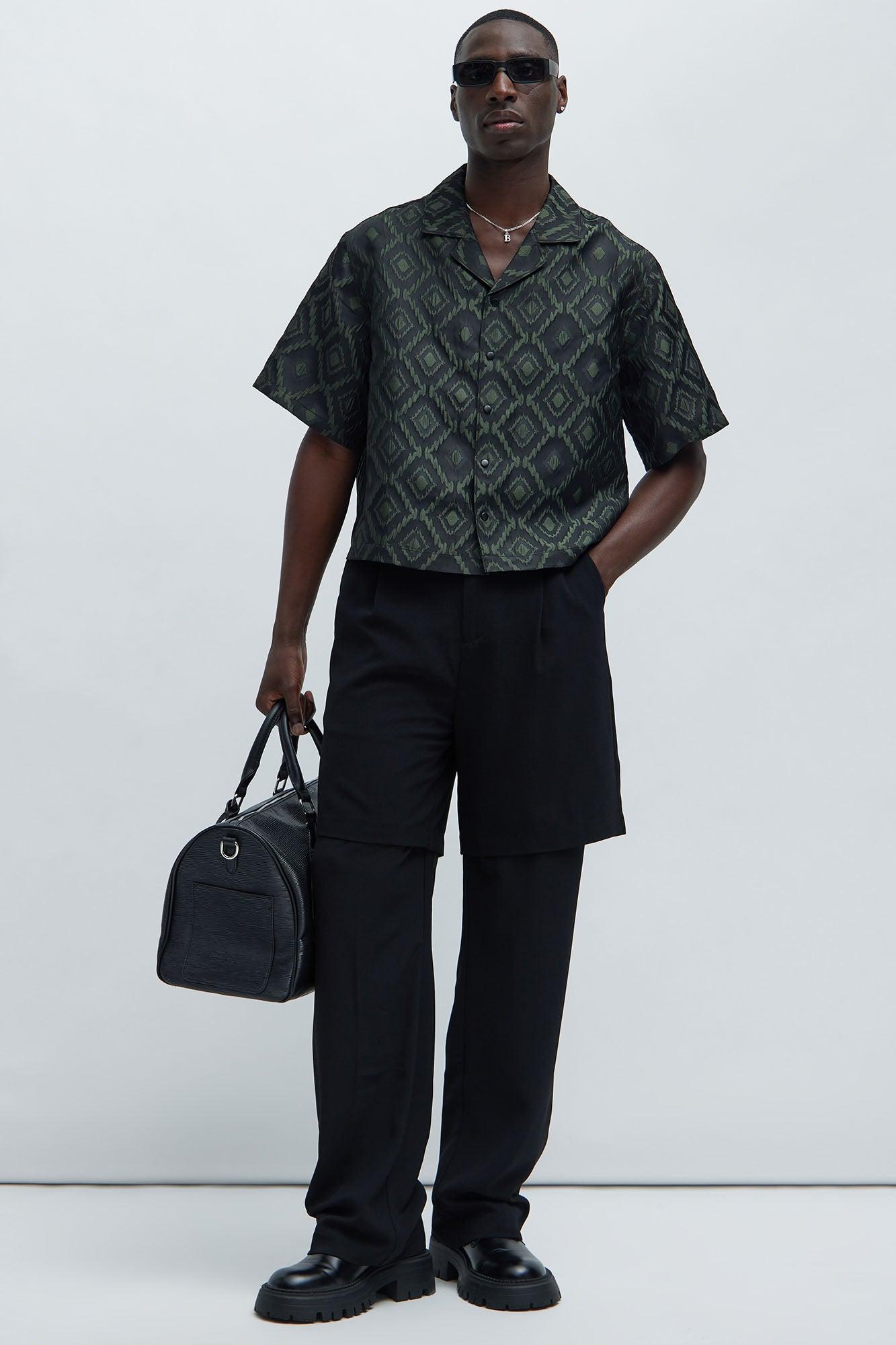 Stanley Boxy Shirt - Green/combo Product Image
