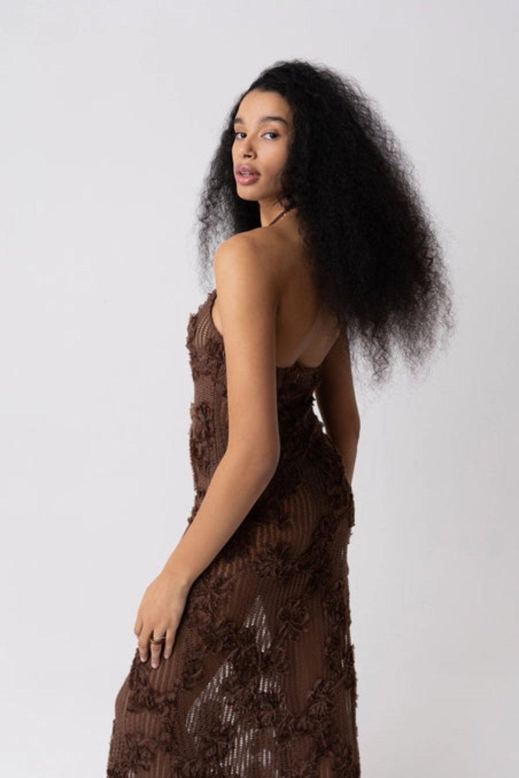 Crochet Halter Dress Product Image