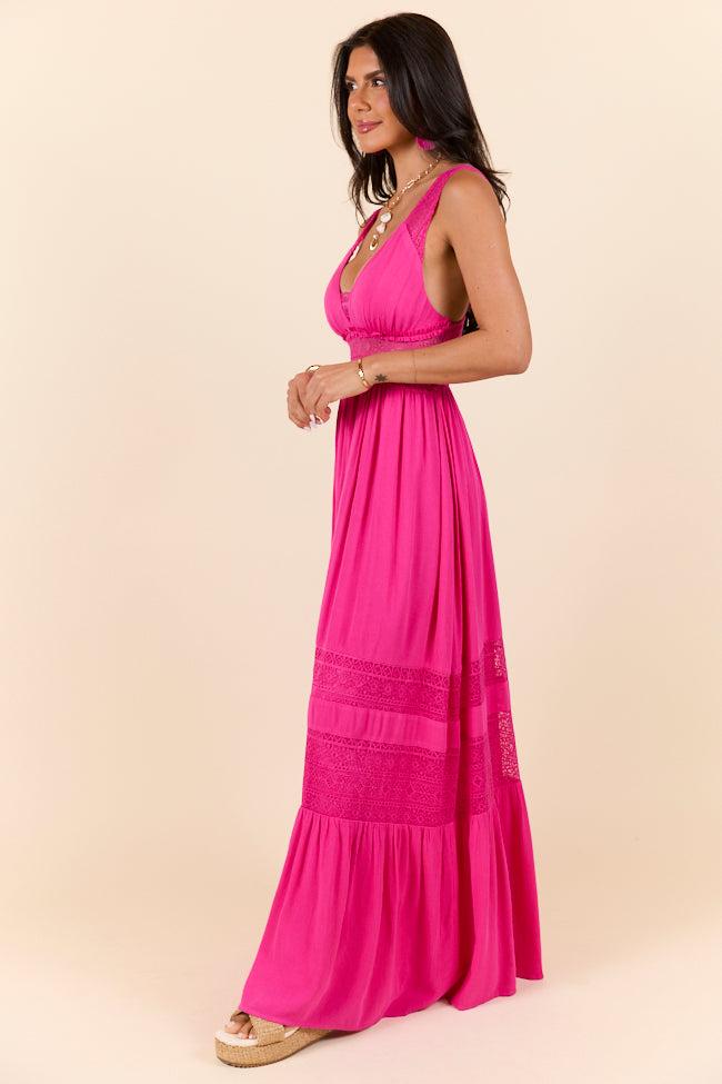 Summer Crush Fuchsia Maxi Dress FINAL SALE Product Image