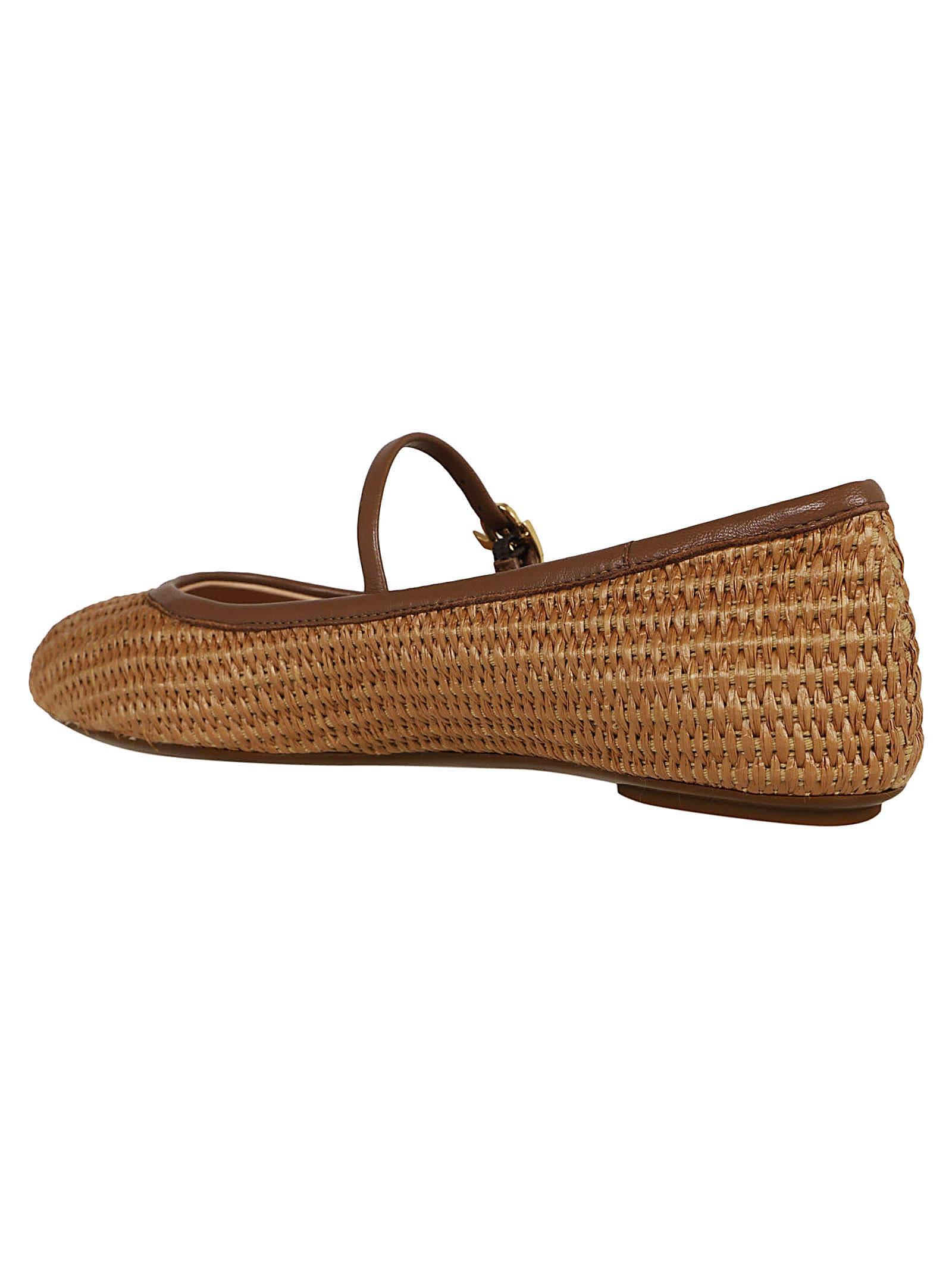 Carla raffia ballet pumps Product Image