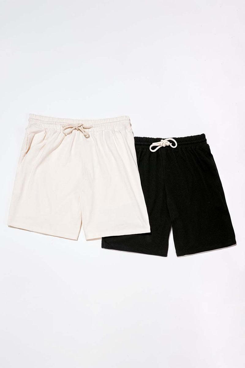 Men's Organic Athletic Shorts in Natural Product Image