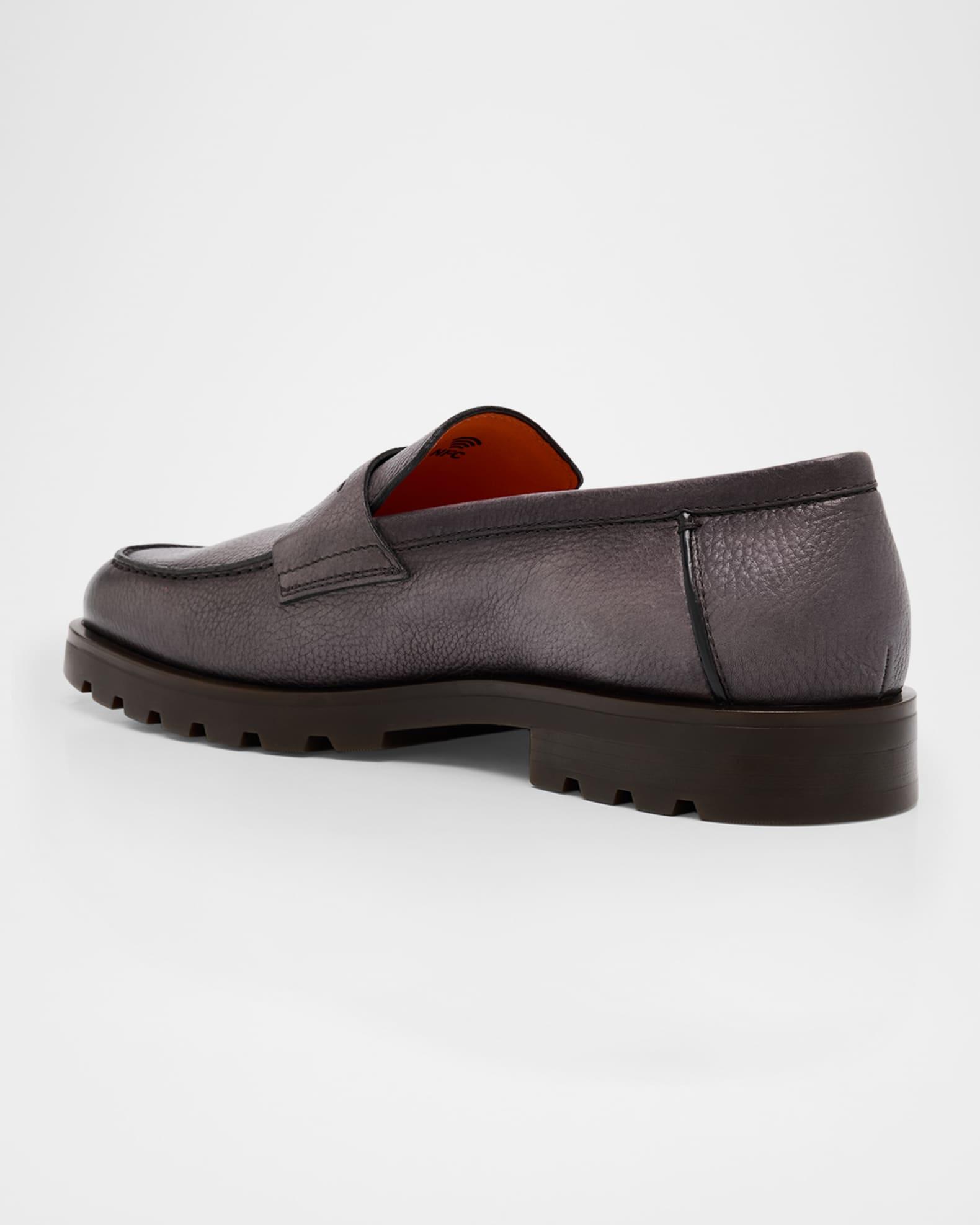 Men's Rock Deerskin Penny Loafers Product Image