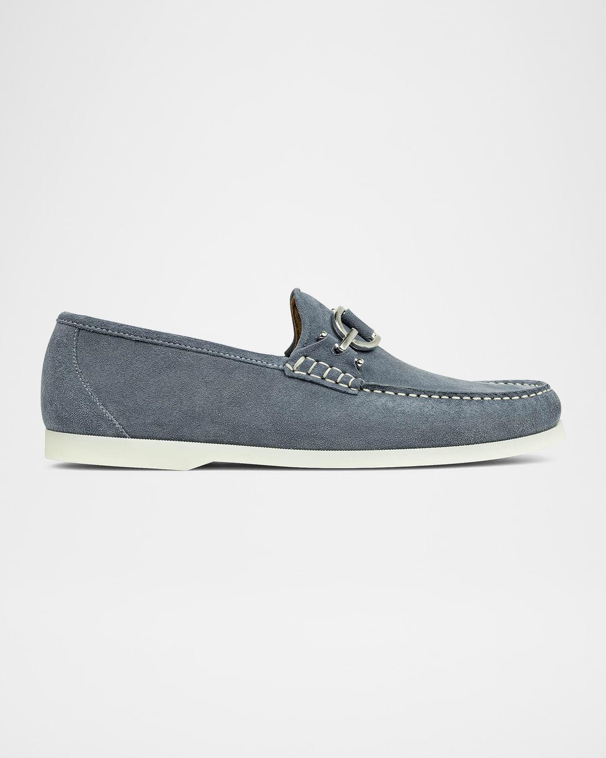 Men's Augie Suede Bit Loafers Product Image