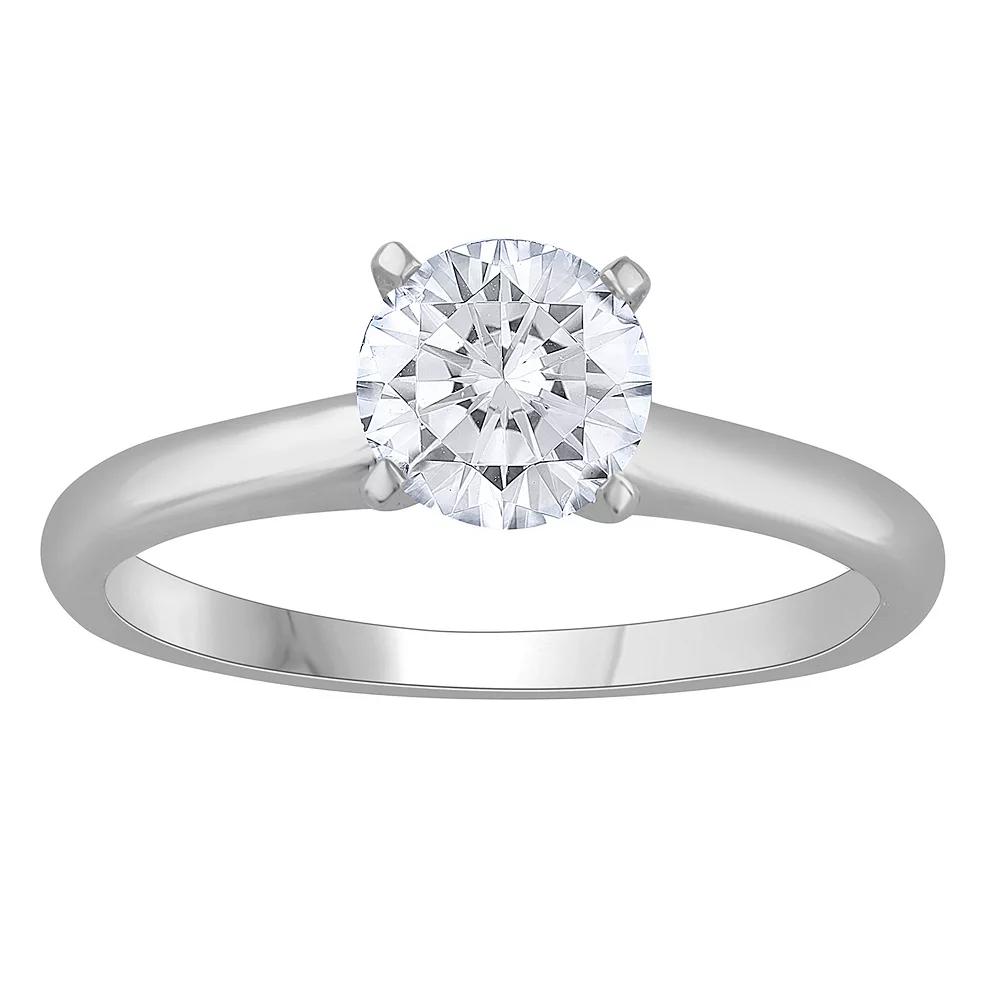 Diamond Medley 14k White Gold 1 1/10 Carat T.W. Lab-Grown Diamond Engagement Ring, Women's, Size: 7, 14k Whgold Product Image