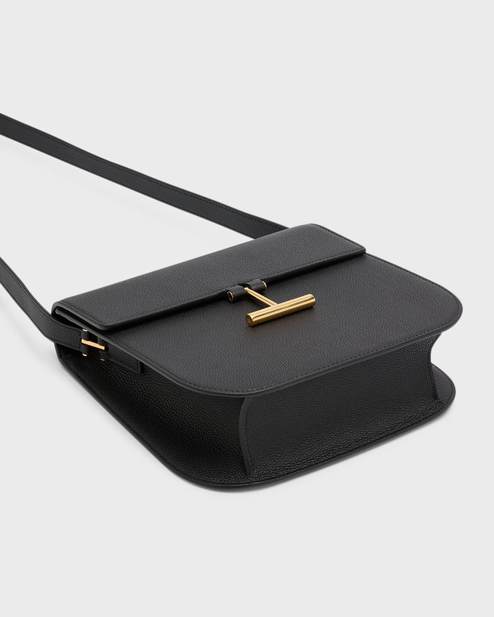 Tara Medium Crossbody in Grained Leather with Leather Strap Product Image
