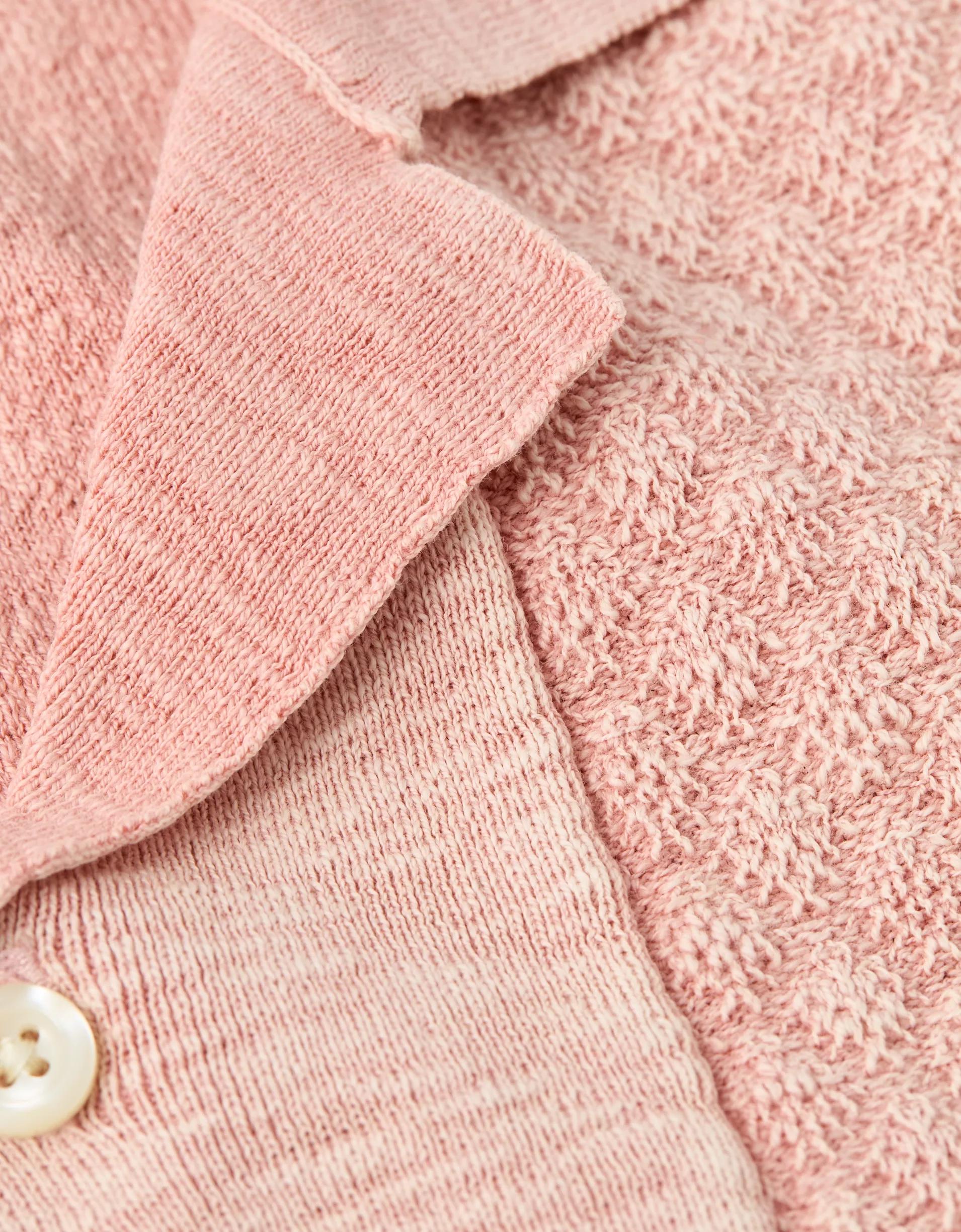 AE Weekend Jacquard Button-Up Sweater Polo Shirt Product Image