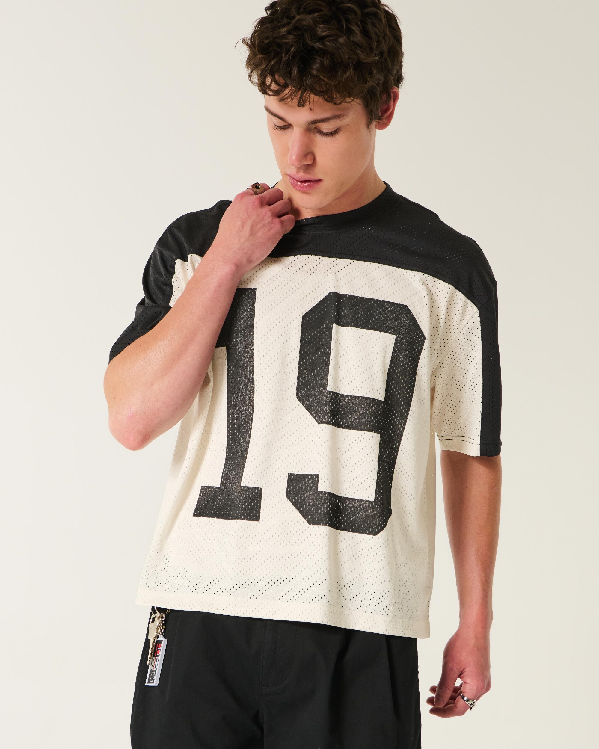Boxy Crop Mesh North Valley Graphic Jersey Product Image