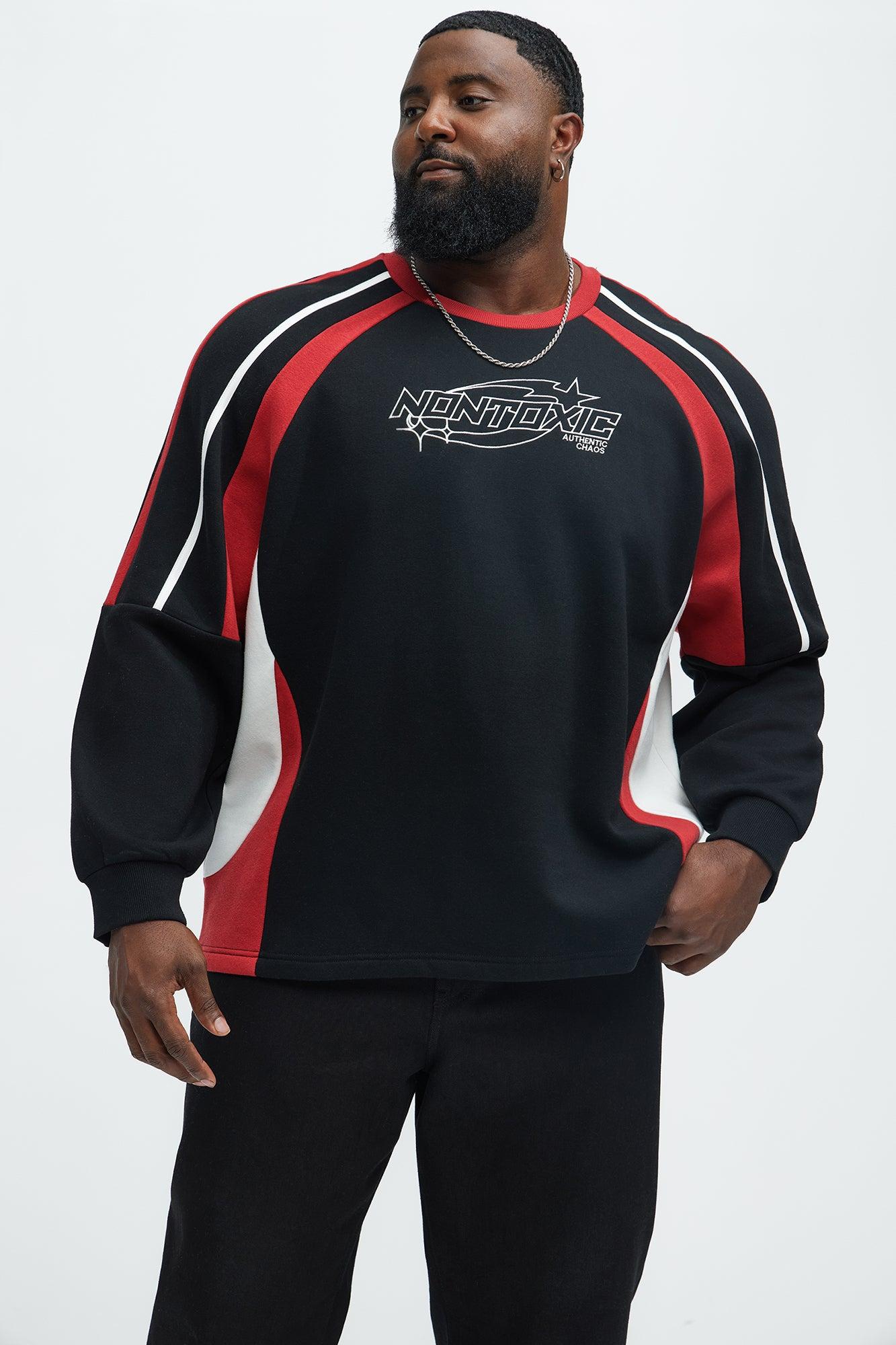 Tyson Nontoxic Crewneck Sweatshirt - Black/combo Product Image