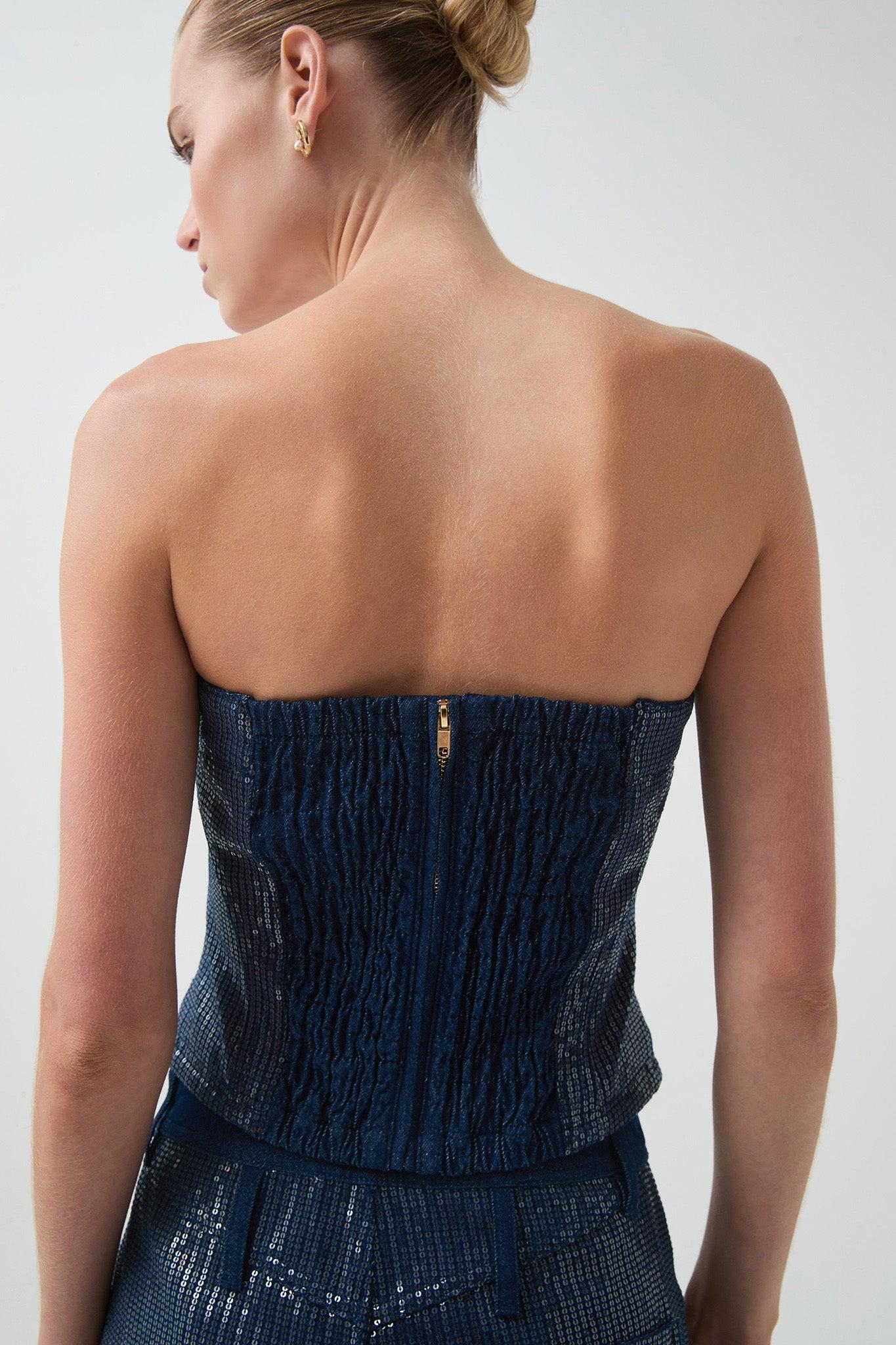 Reflect Denim Bustier Product Image