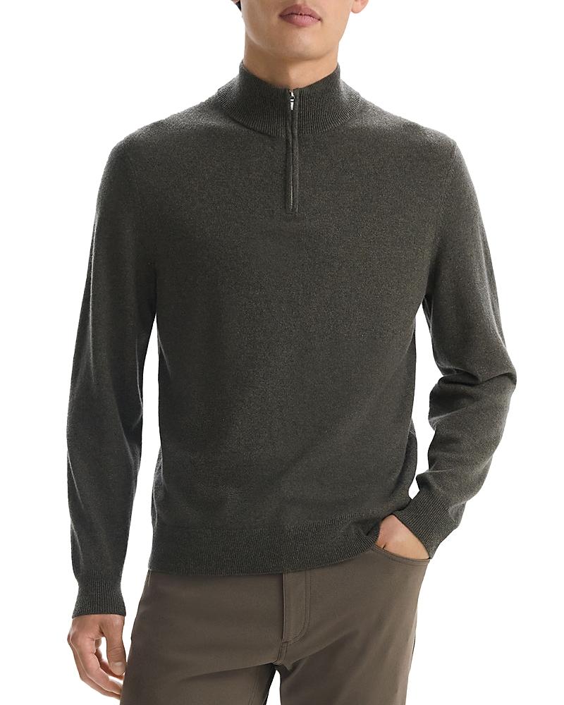 Theory Hilles Quarter Zip Cashmere Sweater Product Image