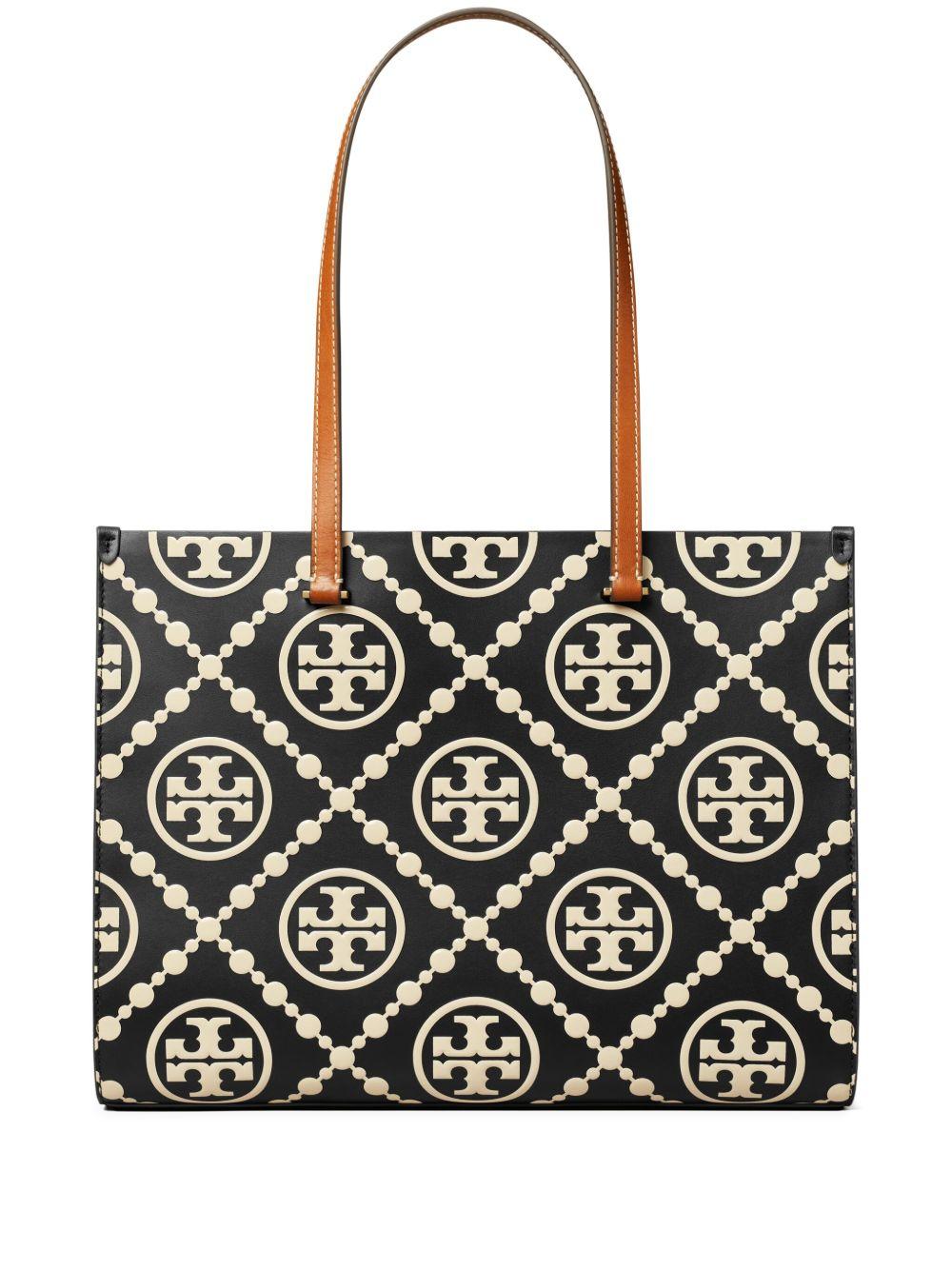 T Monogram Contrast tote bag  Product Image