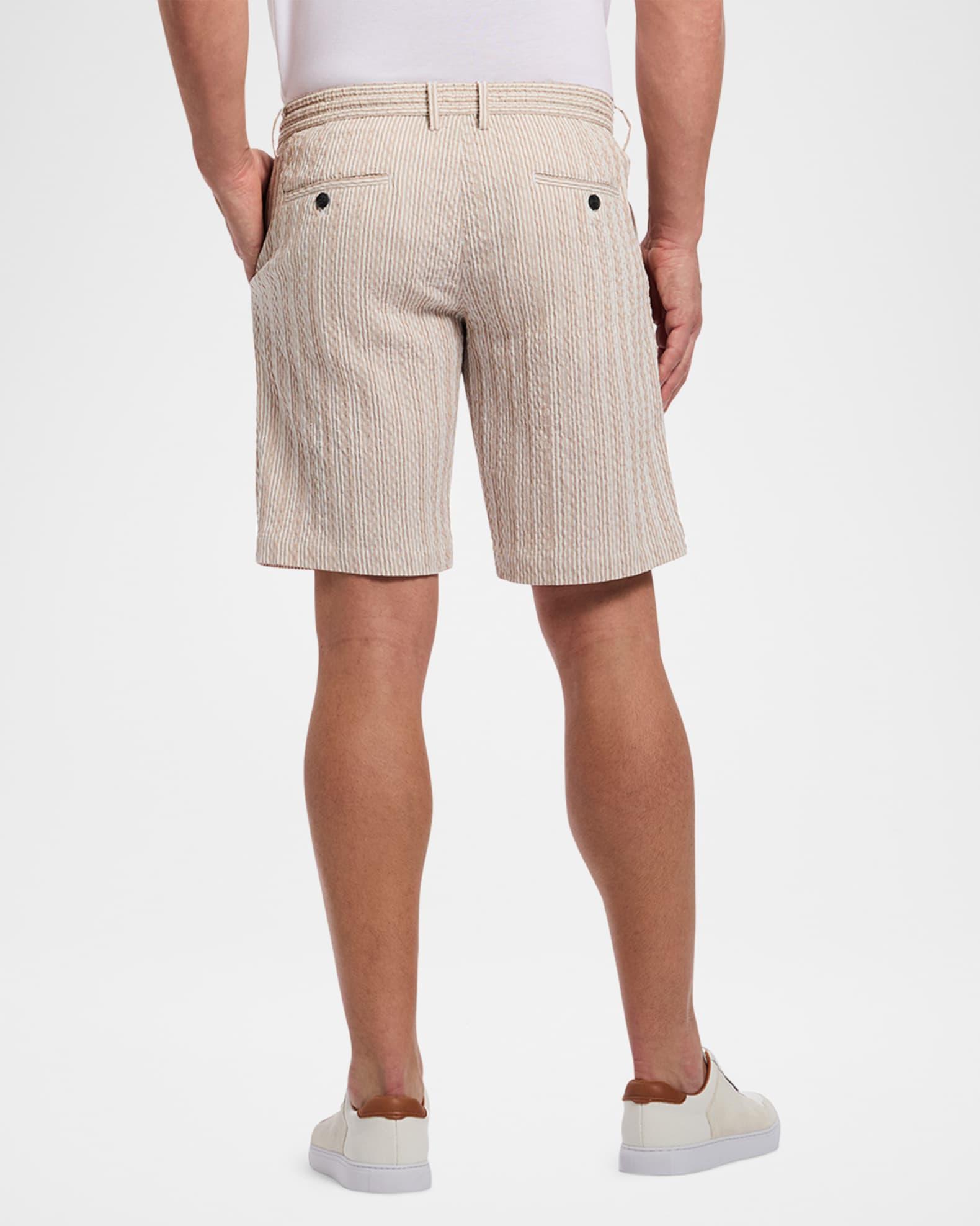 Mens Fornillo Striped Woven Drawstring Shorts Product Image