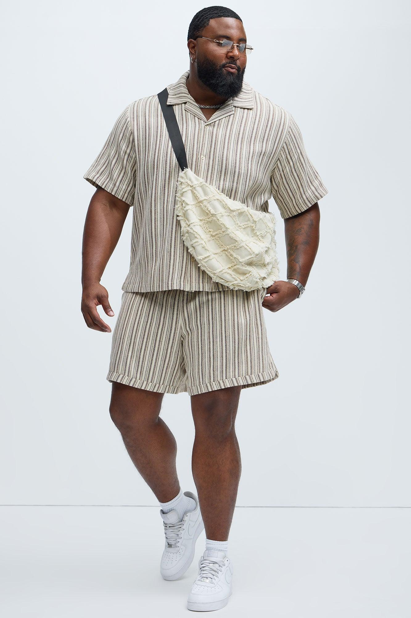 Gifford Striped Shirt - Brown Product Image