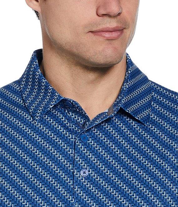 Callaway Chevron Printed Short Sleeve Twill Golf Polo Shirt Product Image
