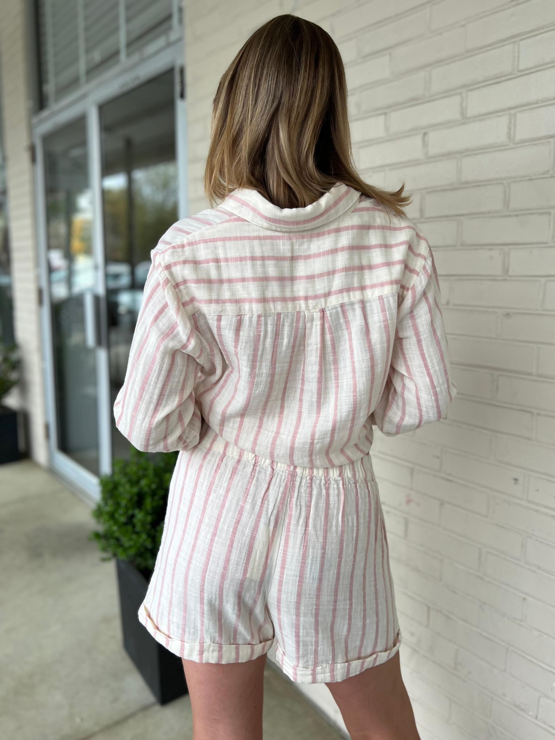 [Z Supply] Morning Stripe Shorts Product Image