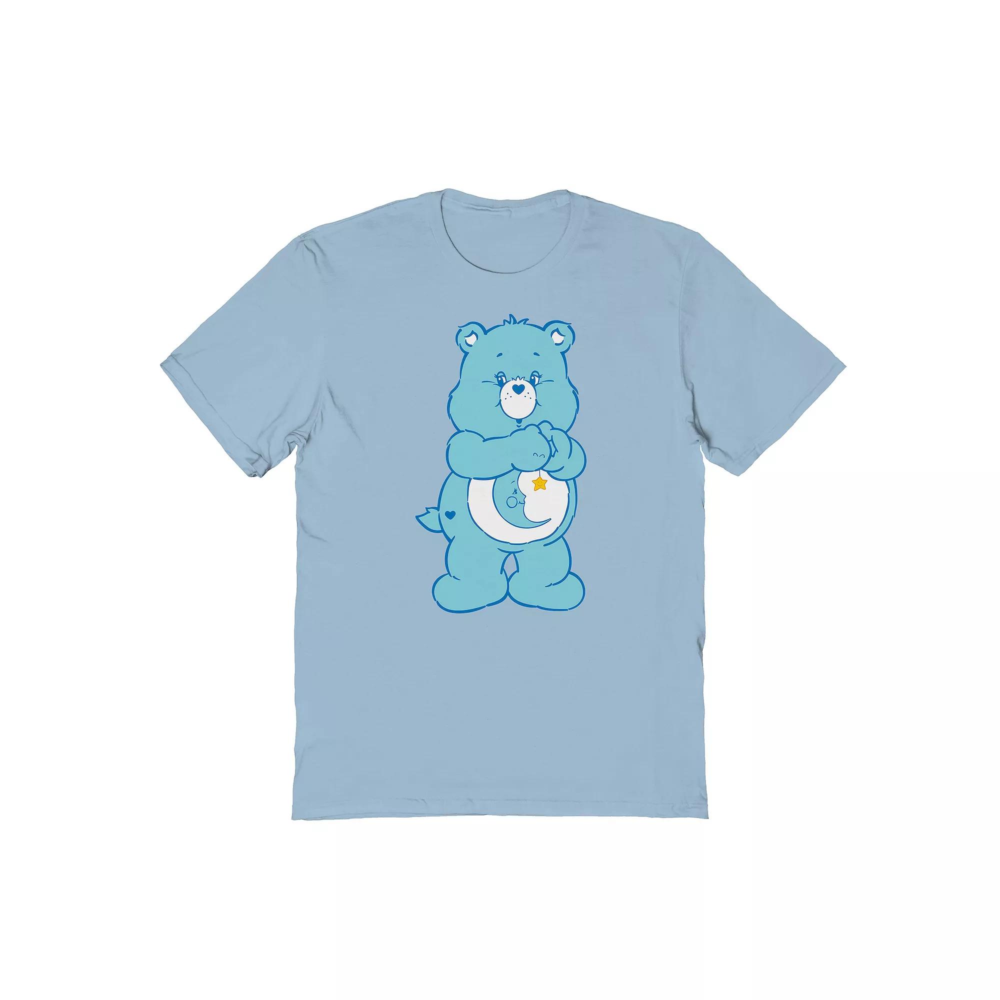 Men's Care Bears Bedtime Bear Graphic Tee, Size: Medium, Light Blue Product Image