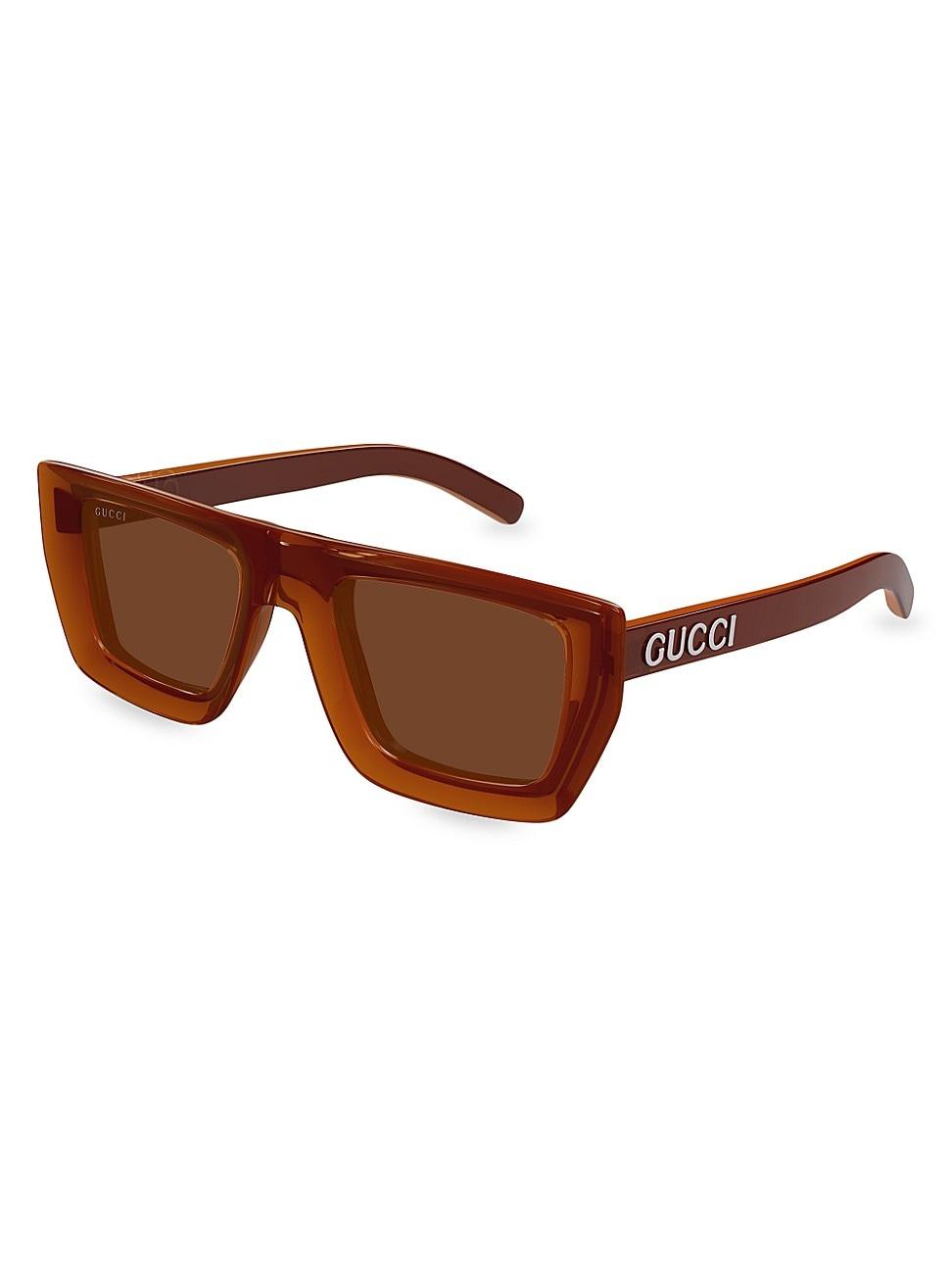 Mens Sunset Boulevard GG1723S 51MM Rectangular Sunglasses Product Image