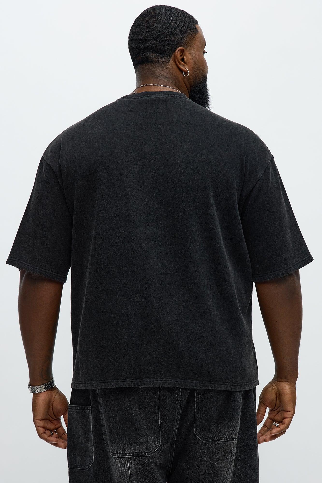 Chaos Oversized Tee - Black Male Product Image
