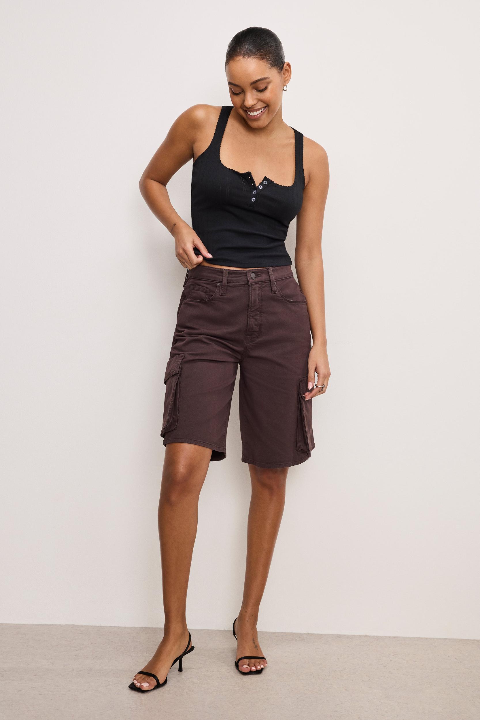 TWILL CARGO SHORTS | BARK003 Product Image