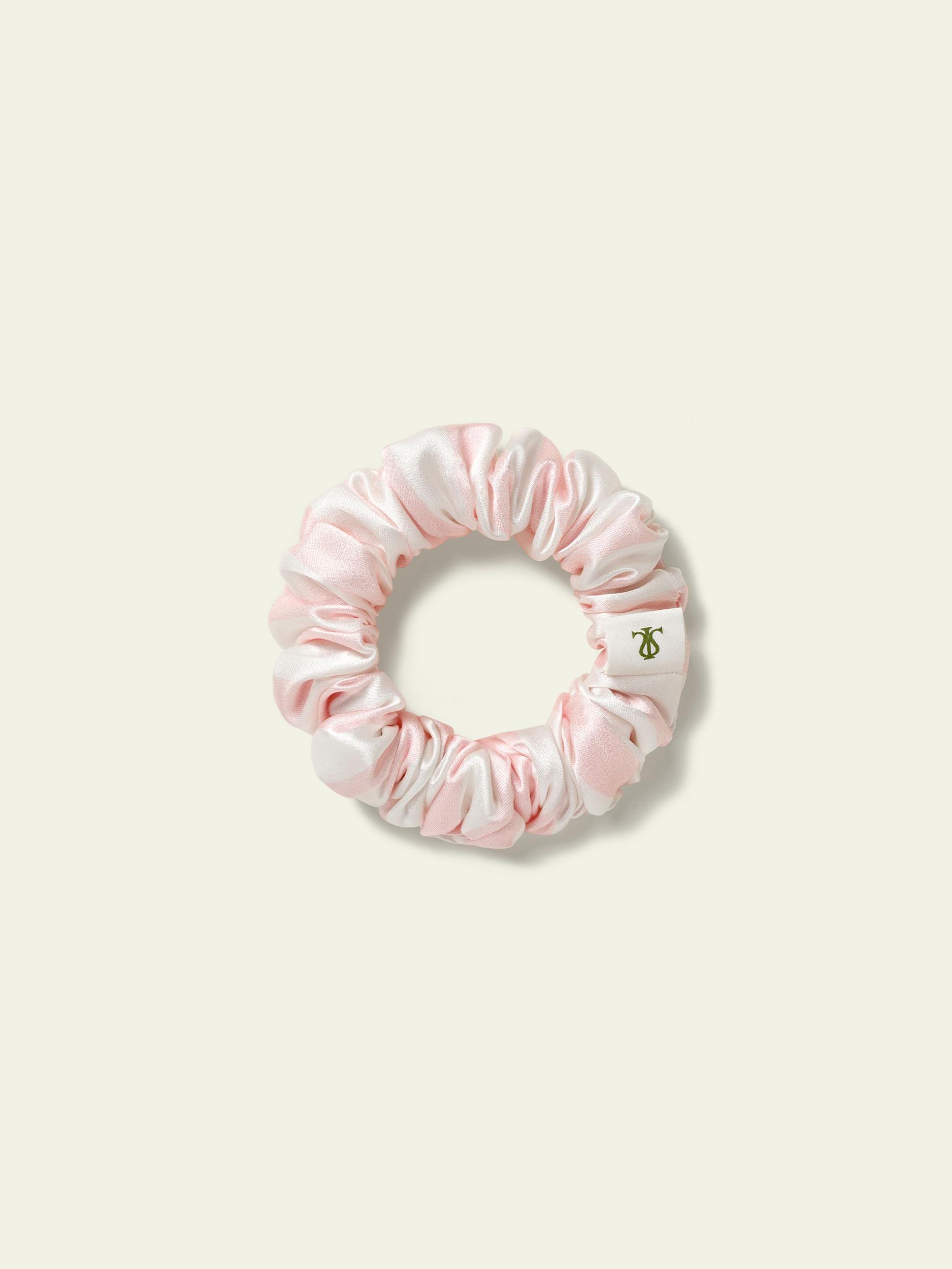 Striped Charmeuse Scrunchies Set Product Image
