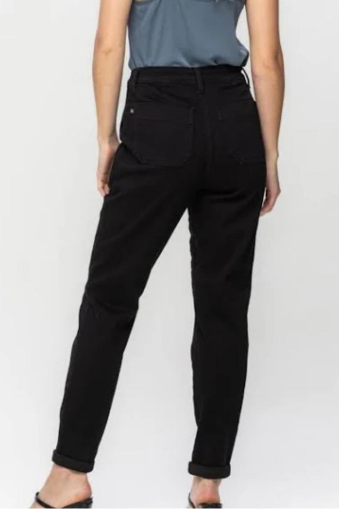 HIGH WAIST PULL ON CUFFED JOGGERS Product Image