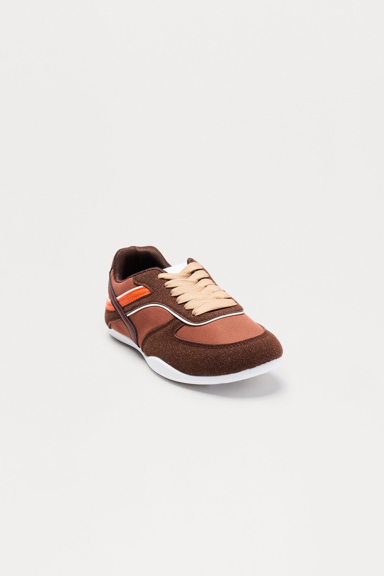 Strike Faux Suede Sneakers - Mocha Female Product Image