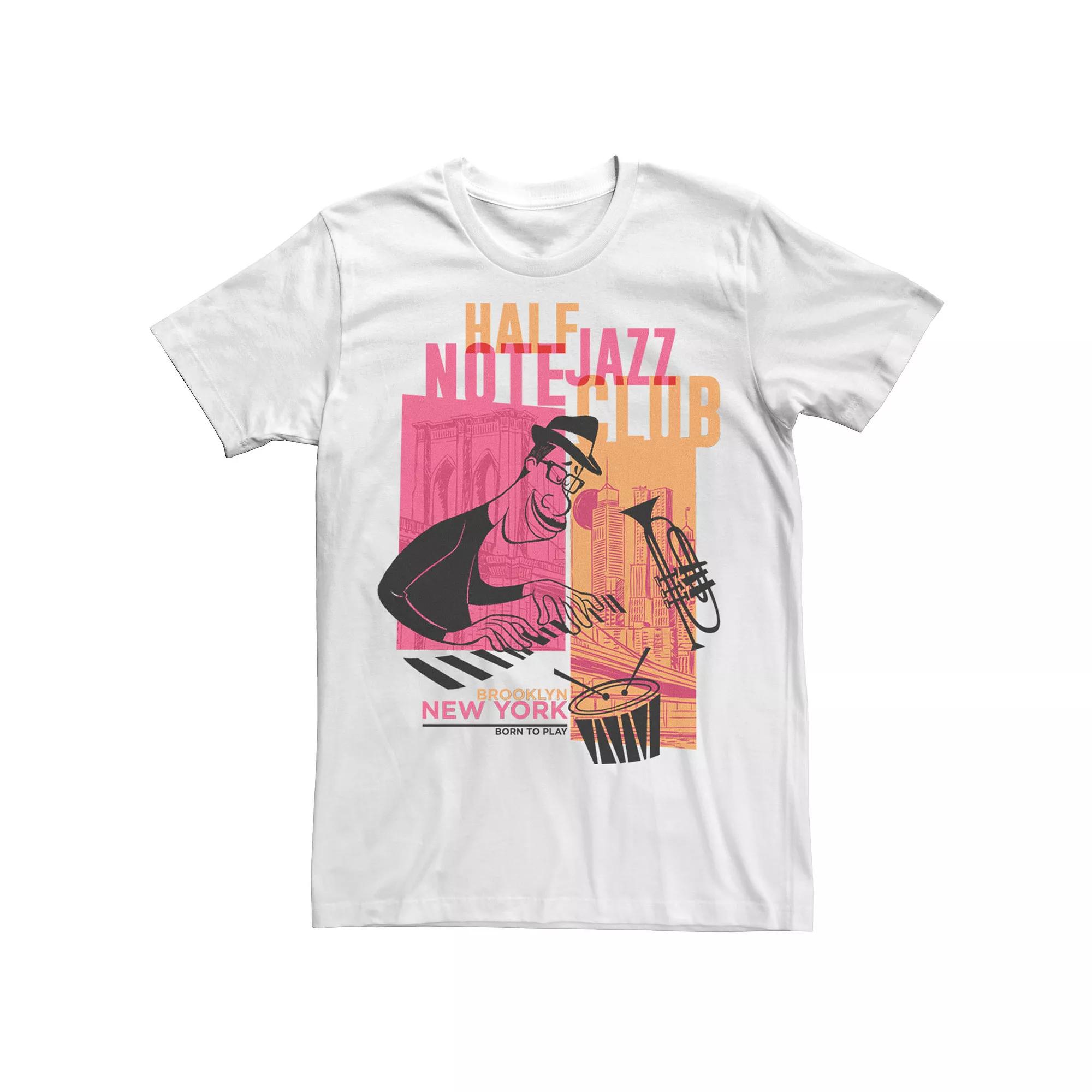 Disney / Pixar's Soul Joe Men's Half Note Jazz Club Panels Tee,  Product Image