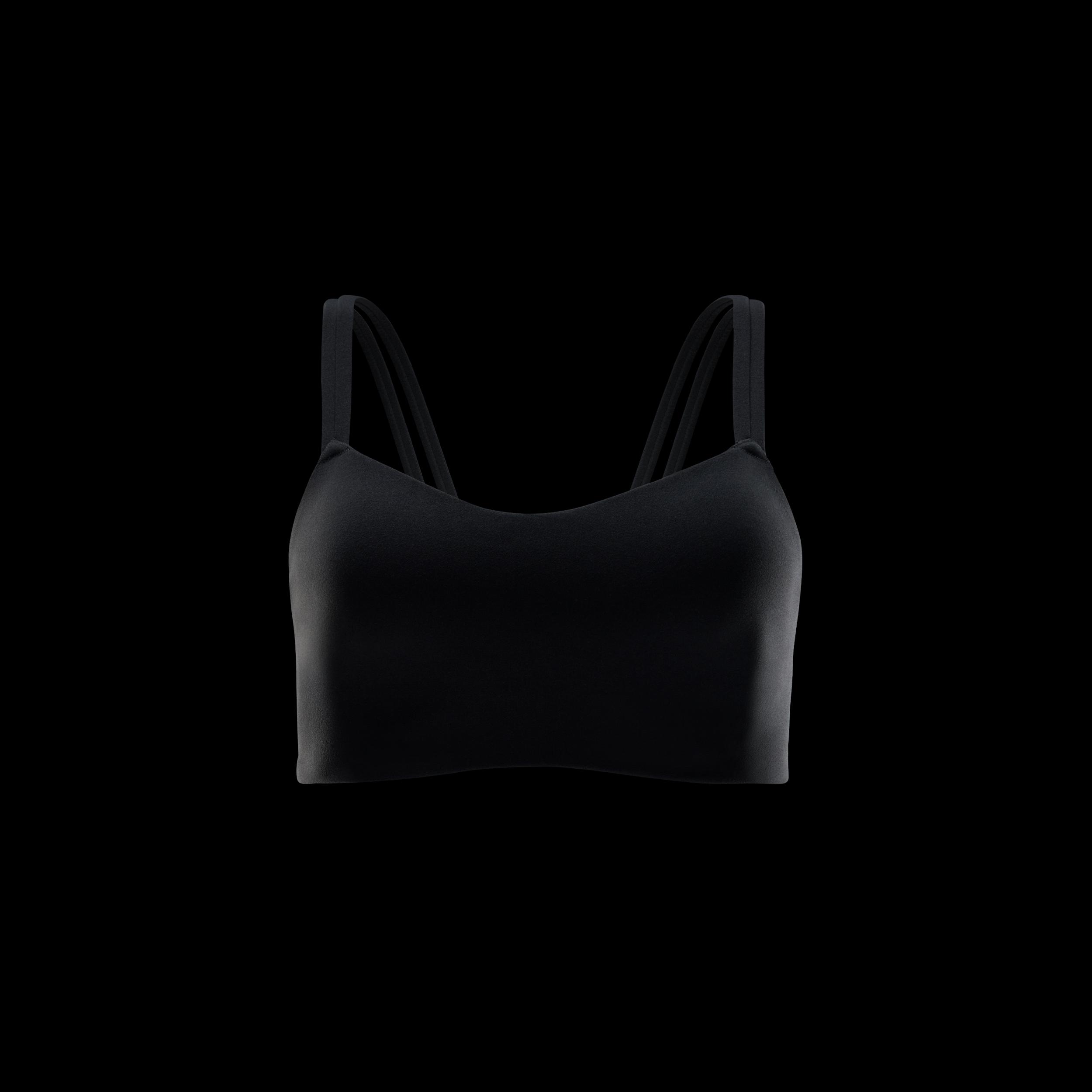 Nike Womens Zenvy Strappy Light-Support Padded Sports Bra | DO6608-010 Product Image