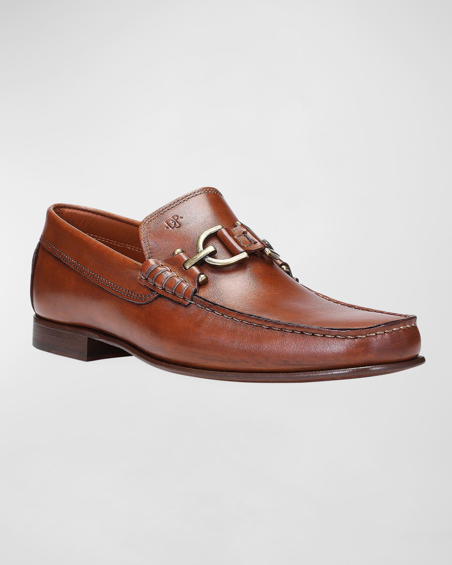 Men's Bit-Strap Leather Loafers Product Image