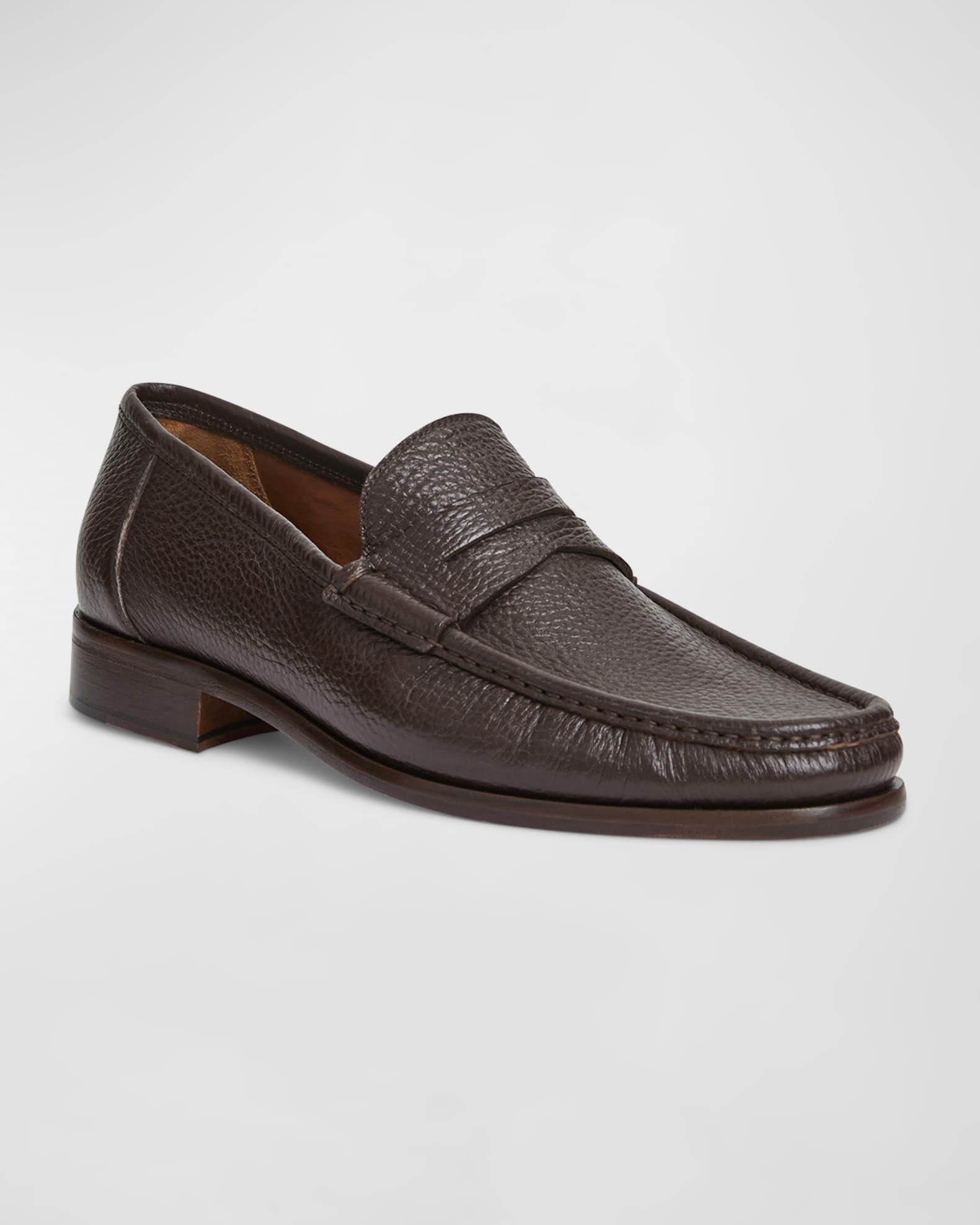Men's Tonio Leather Penny Loafers Product Image