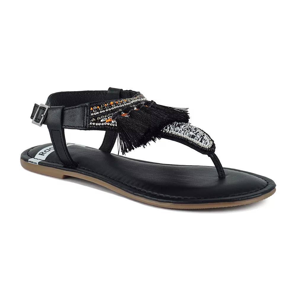 Rag & Co Risha Women's Sandals, Size: 6, Black Product Image
