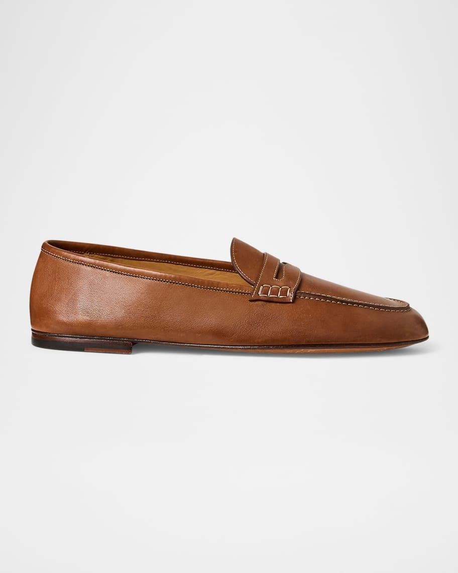 Mens Collins Leather Penny Loafers Product Image