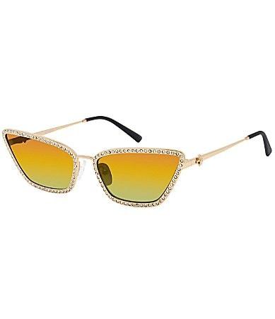 Kurt Geiger London Womens KGL1022 58mm Cat Eye Statement Sunglasses Product Image