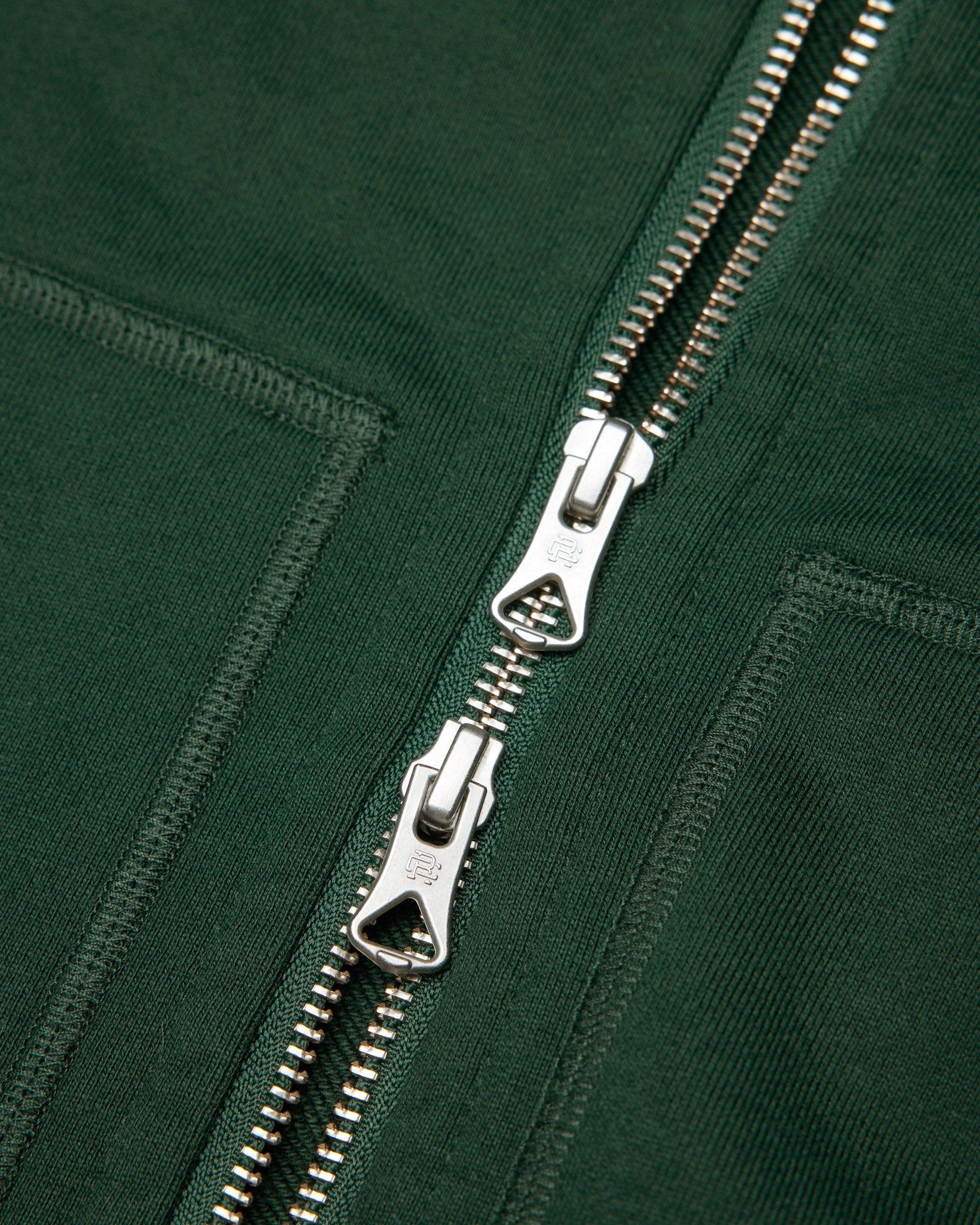 Midweight Terry Slim Zip Hoodie Male Product Image