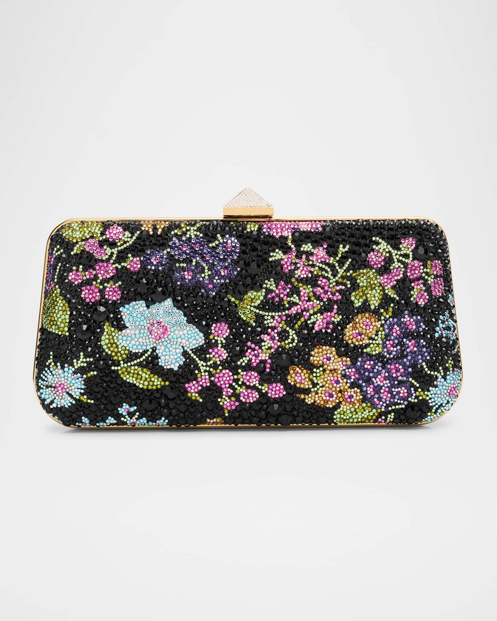 Carry Secrets Flower Embellished Minaudiere  Product Image