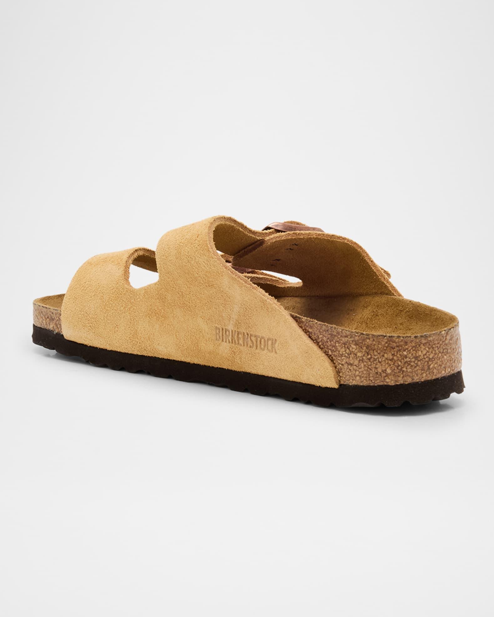 Arizona Suede Dual-Buckle Slide Sandals Product Image