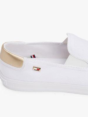 Metallic Heel Canvas Slip-On Sneaker Product Image