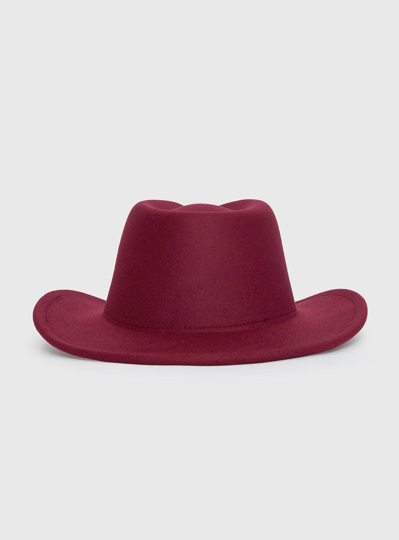 You Know Me Cowboy Hat Red Product Image